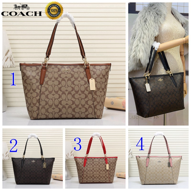 Coach new handbag women fashion classic C pattern shoulder bag color ...