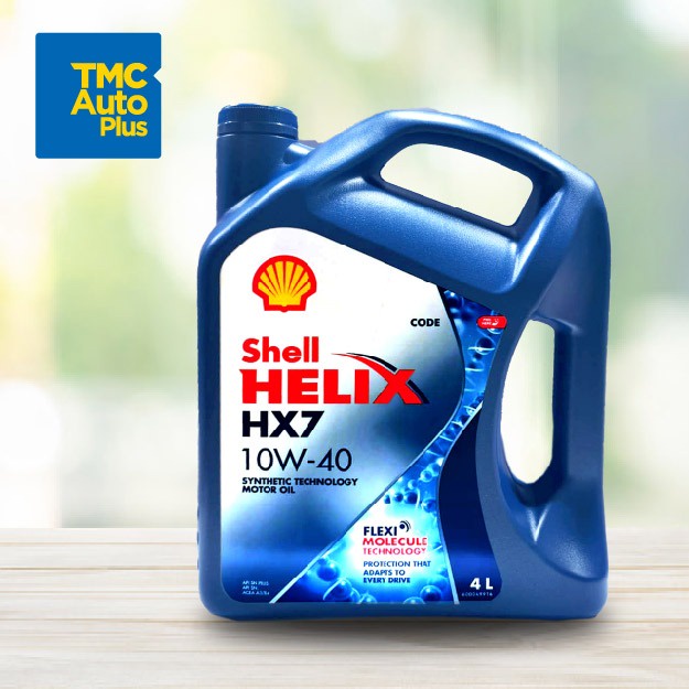 Shell Helix Hx7 10w40 Semi Synthetic Engine Oil Minyak Hitam Enjin