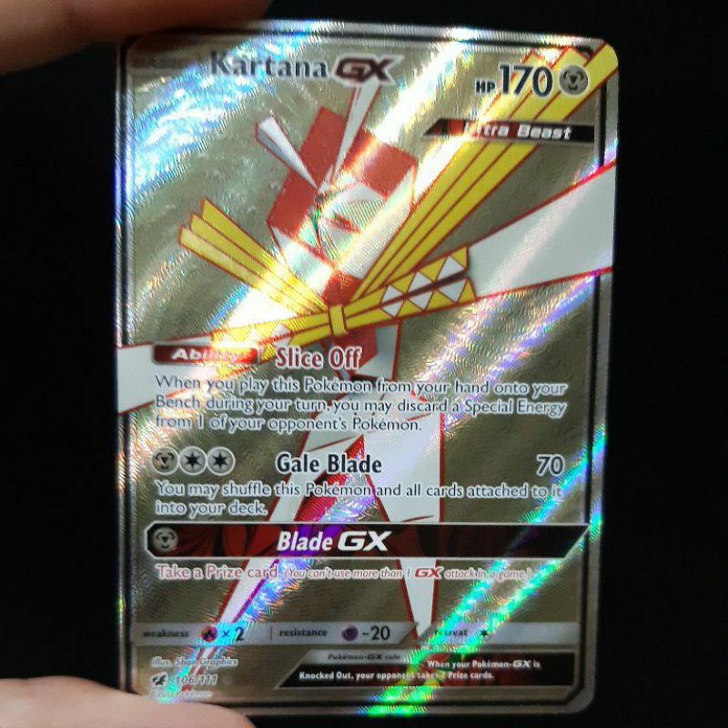 Pokemon Card TCG : Kartana GX 106/111 -Full Art Ultra Rare 100% Original Pokemon  Card | Shopee Malaysia