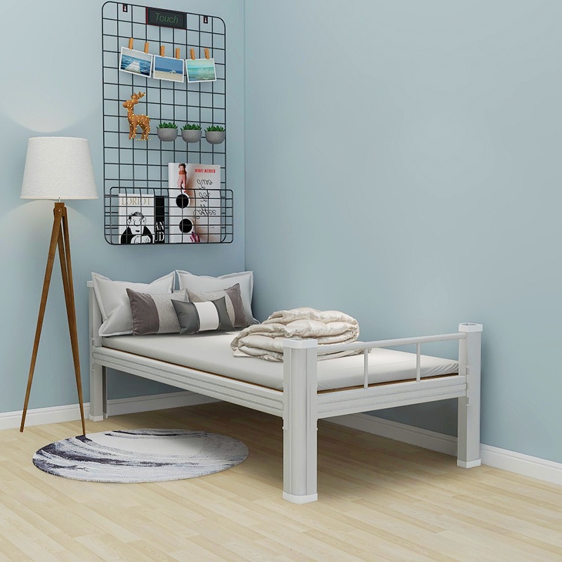 Dormitory Bedroom Single Iron Bed 1.5m Iron Frame Bed Double Bed 1.2m