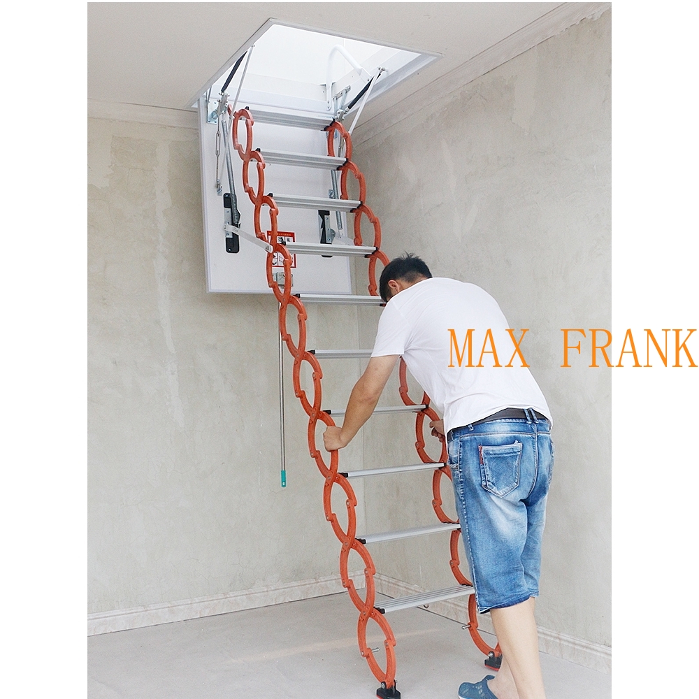 Folding stairs (not automatic)/loft ladder/Attic staircase/ garret ...