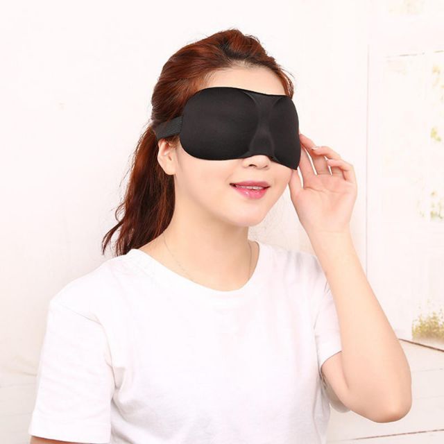 Topeng Mata Tidur 3d Sleep Mask Kain Lembut Selesa Boleh Adjust