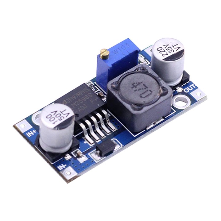 Buck DC-DC LM2596 3A Low Voltage Module (In 4-35VDC Ra 1-30VDC