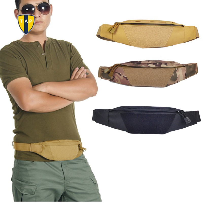 Tactical Belt Bag Adjustable Men Waist Pack Outdoor Hiking Sport