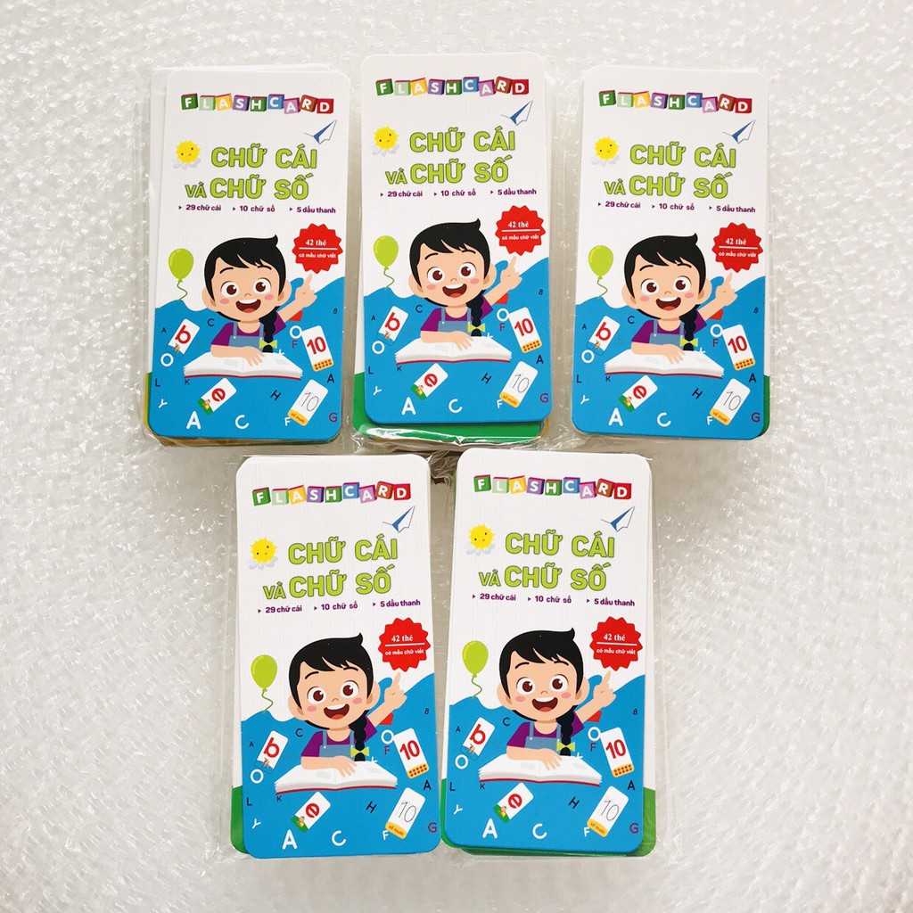 Set of 42 Vietnamese learning flashcards with digraphs, single letters ...