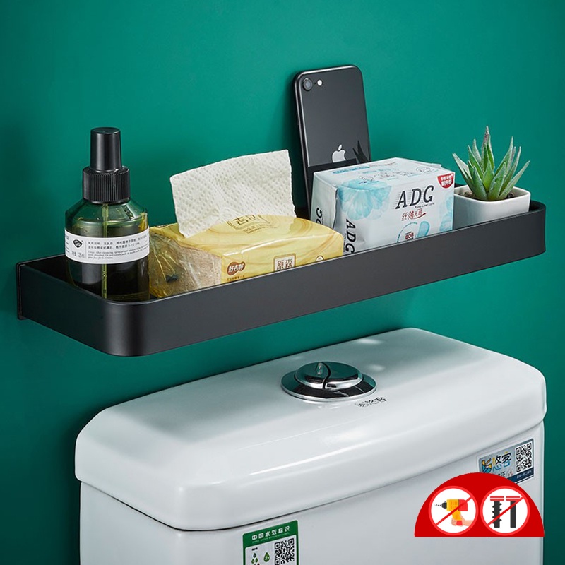 MEIDOO Bathroom Toilet Storage Shelf - Black/White | Shopee Malaysia