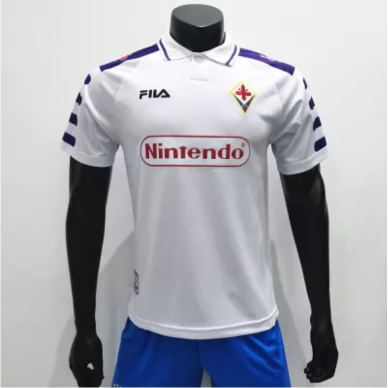 Wholesale Dhgate  Best Seller 1998 1999 Retro Fiorentina Soccer  Jerseys 9 Batistuta 10 Rui Costa 98 99 Home Football Shirt 2000 Camisas -  China Wholesale 2122 Soccer Shirt Jersey Thai Quality