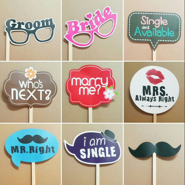 Photo booth on sale props malaysia