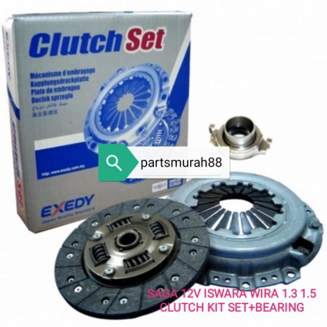 SAGA 12V ISWARA WIRA 1.3 1.5 CLUTCH KIT SET BEARING Shopee Malaysia