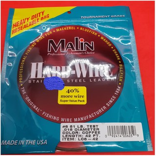 MALIN WIRE FISHING LEADER STAINLESS STEEL