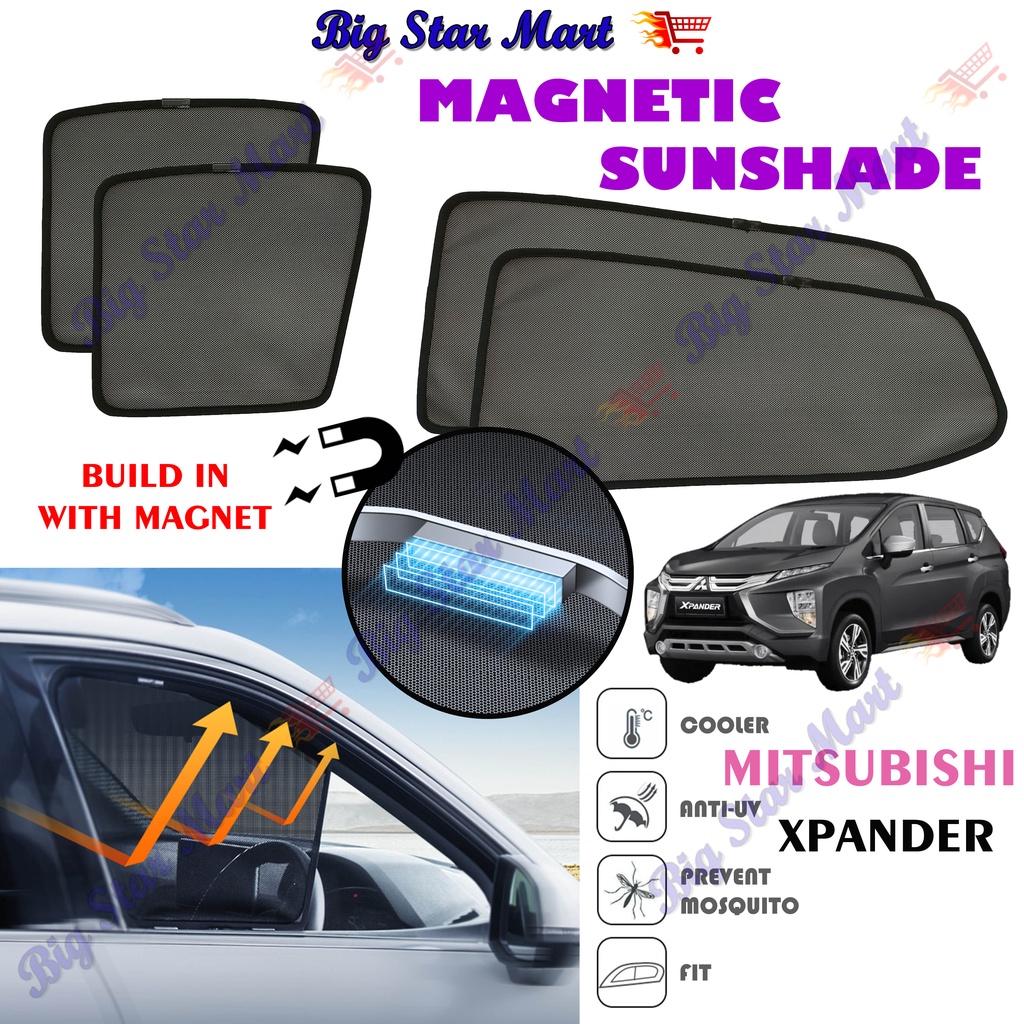 MITSUBISHI Xpander 2022 6pcs Sunshade Car Window Sun Shade