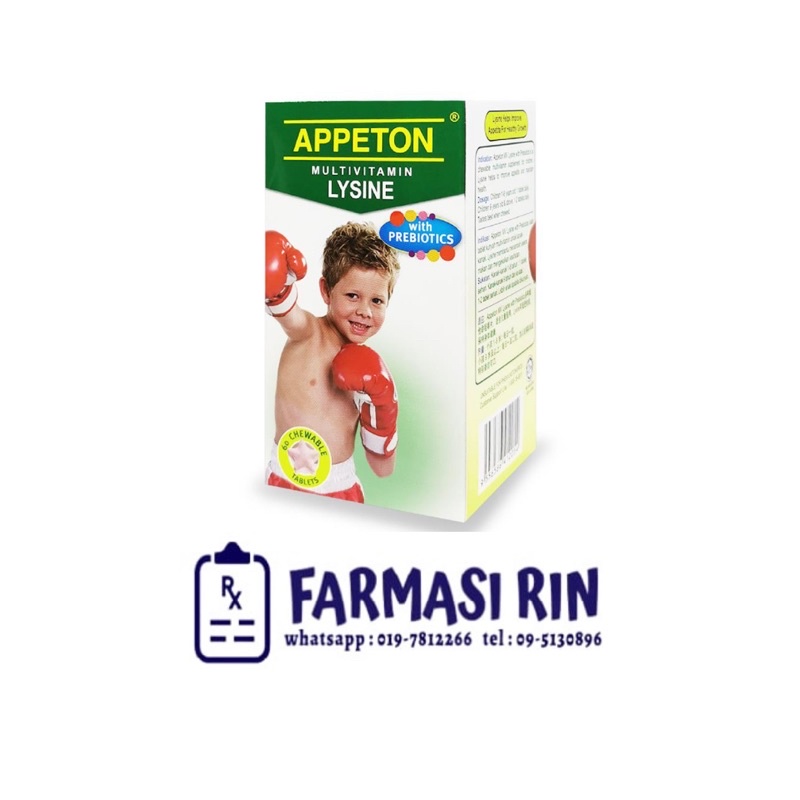 APPETON MULTIVITAMIN LYSINE SYRUP 120 ML | Shopee Malaysia