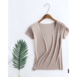 Ready Stock)Women Seamless Short Sleeve Under Shirt/Inner Shirt/T