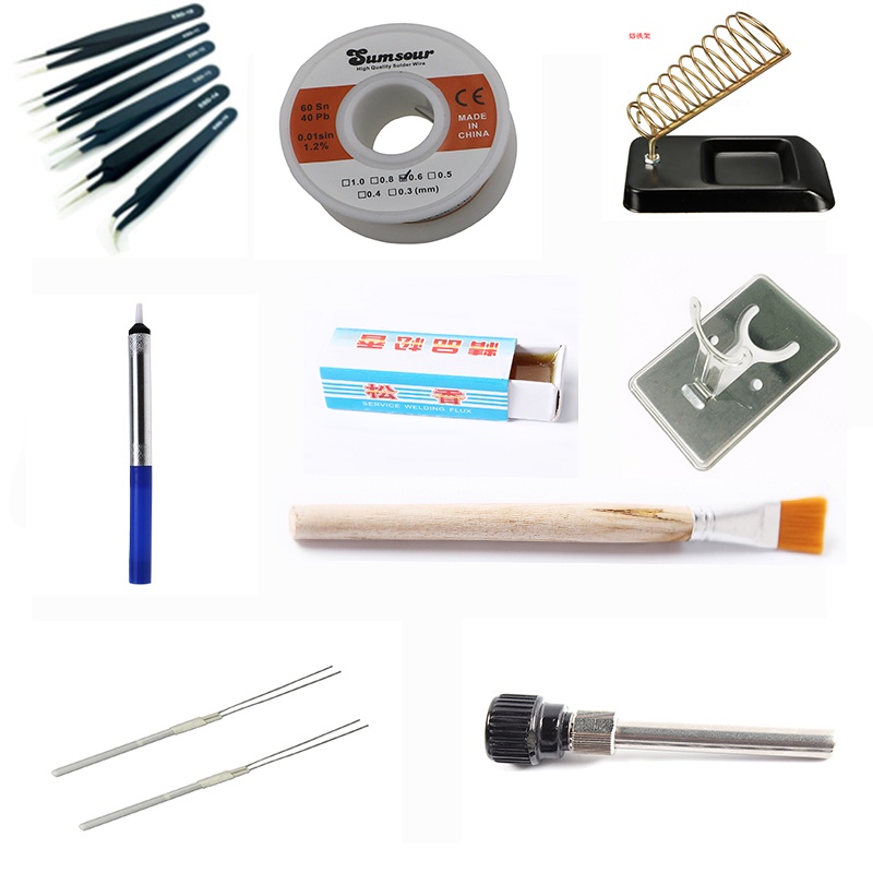 Soldering Iron 60W Adjustable Temperature Electric Soldering Iron ...