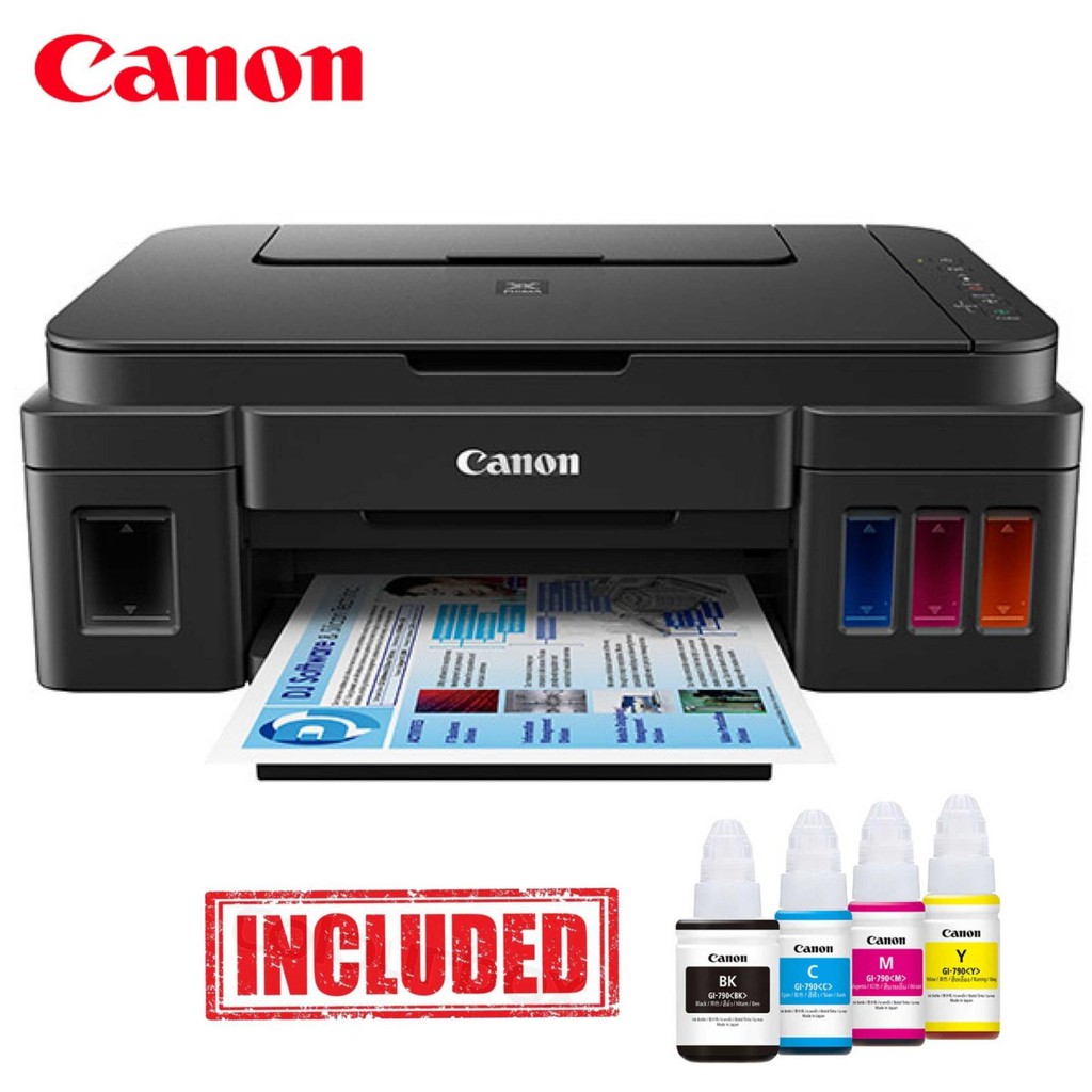 CANON G2000 Exchange To G2010 COLOR INKJET PRINTER REFILLABLE INK TANK ...