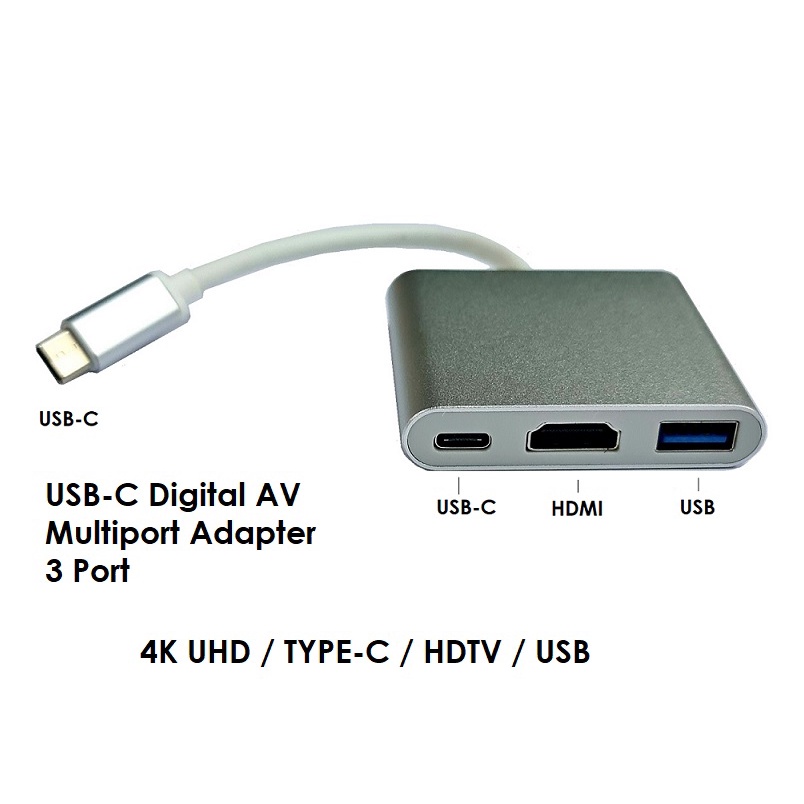 USBC DIGITAL AV MULTIPORT ADAPTER Shopee Malaysia