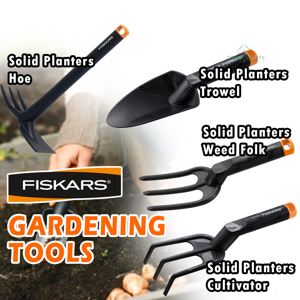 FISKARS Gardening Tools Trowel Garden Cultivator Garden Fork Garden