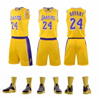 La Lakers Black Set - Bryant 24 (Jersey + Shorts) – Pro Basketball