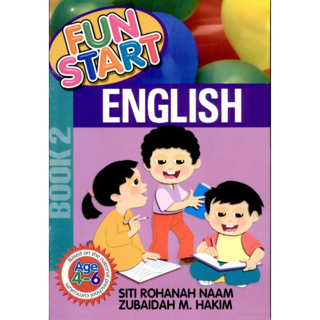 UTUSAN PUBLICATION FUN START ENGLISH BOOK 2 FOR 4-6 YEARS OLD (READY ...