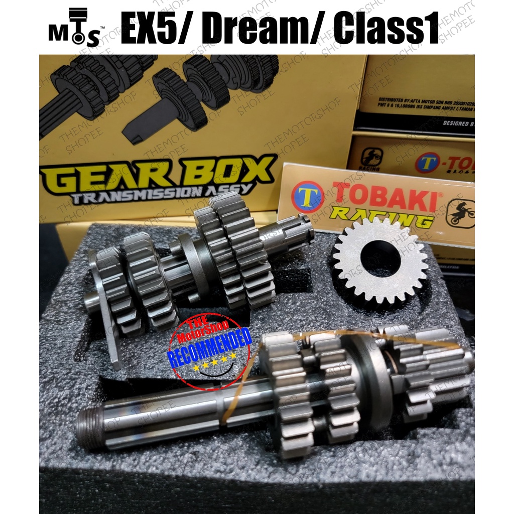 👍TOBAKI Racing TOPSPEED Gearbox / Gear Ratio EX5 Dream / W100 / Class1