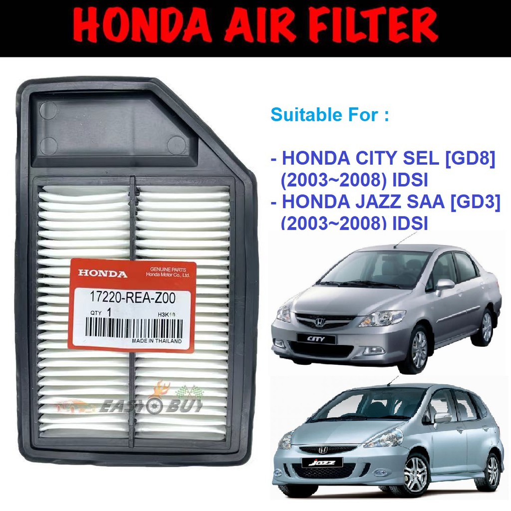 Engine Air Filter Honda City SEL GD8 IDSI / JAZZ SAA GD3 (20032008