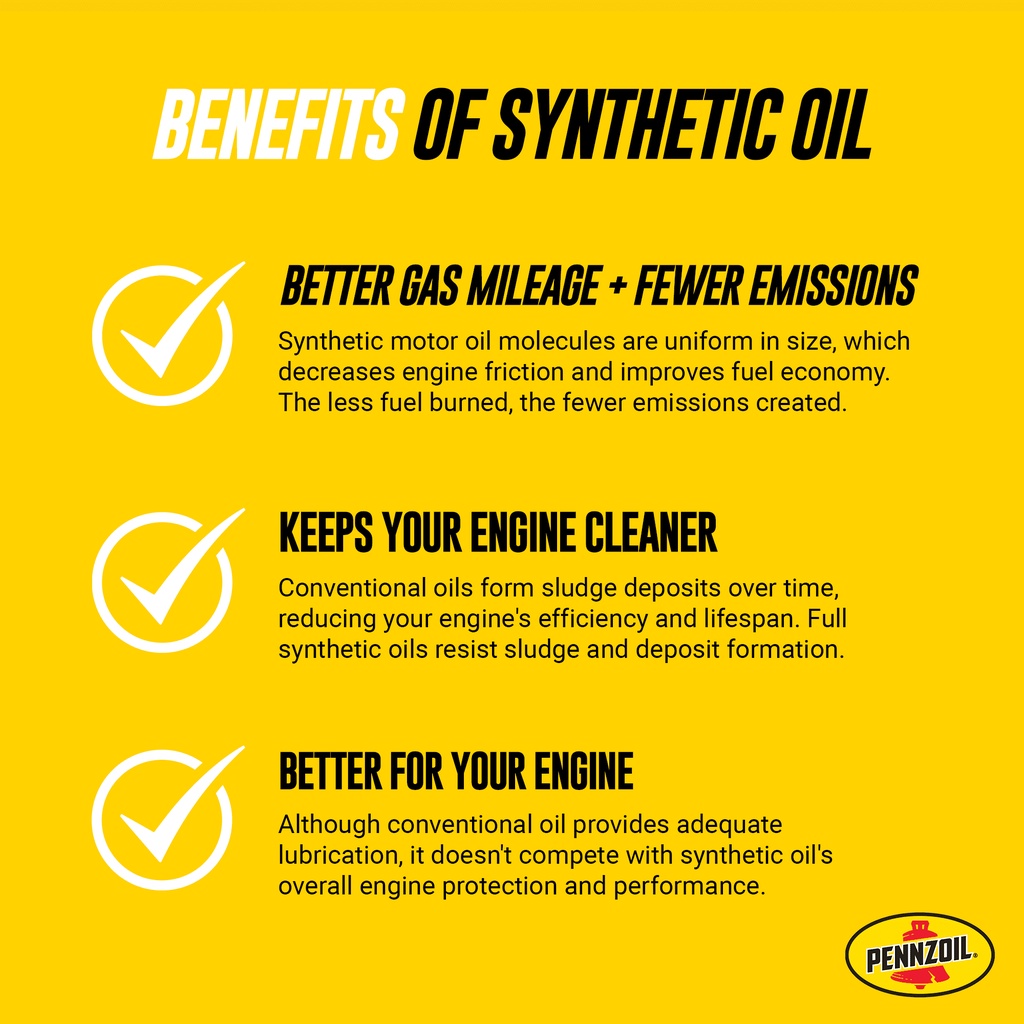 Pennzoil Ultra Platinum 5W-30 Full Synthetic Engine Oil With PUREPLUS ...