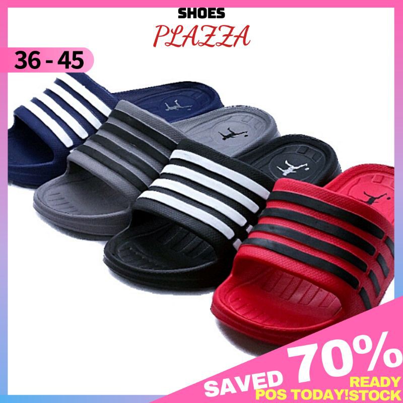 Red and best sale blue sandals