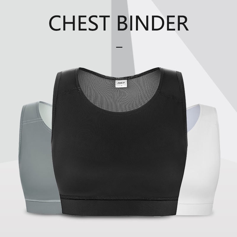 4 Colors Plus Size Chest Binder Breathable Breast Binder Corset