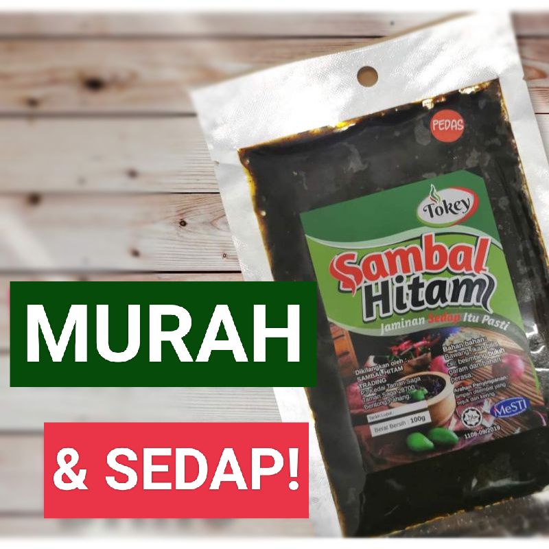 Tokey Sambal Hitam Pahang Sambal Pedas Ranggup Dan Sedia Dimakan