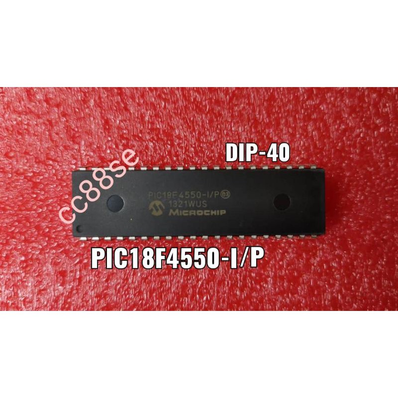 PIC18F4550-I/P PIC18F4550 DIP-40 MICROCHIP IC | Shopee Malaysia