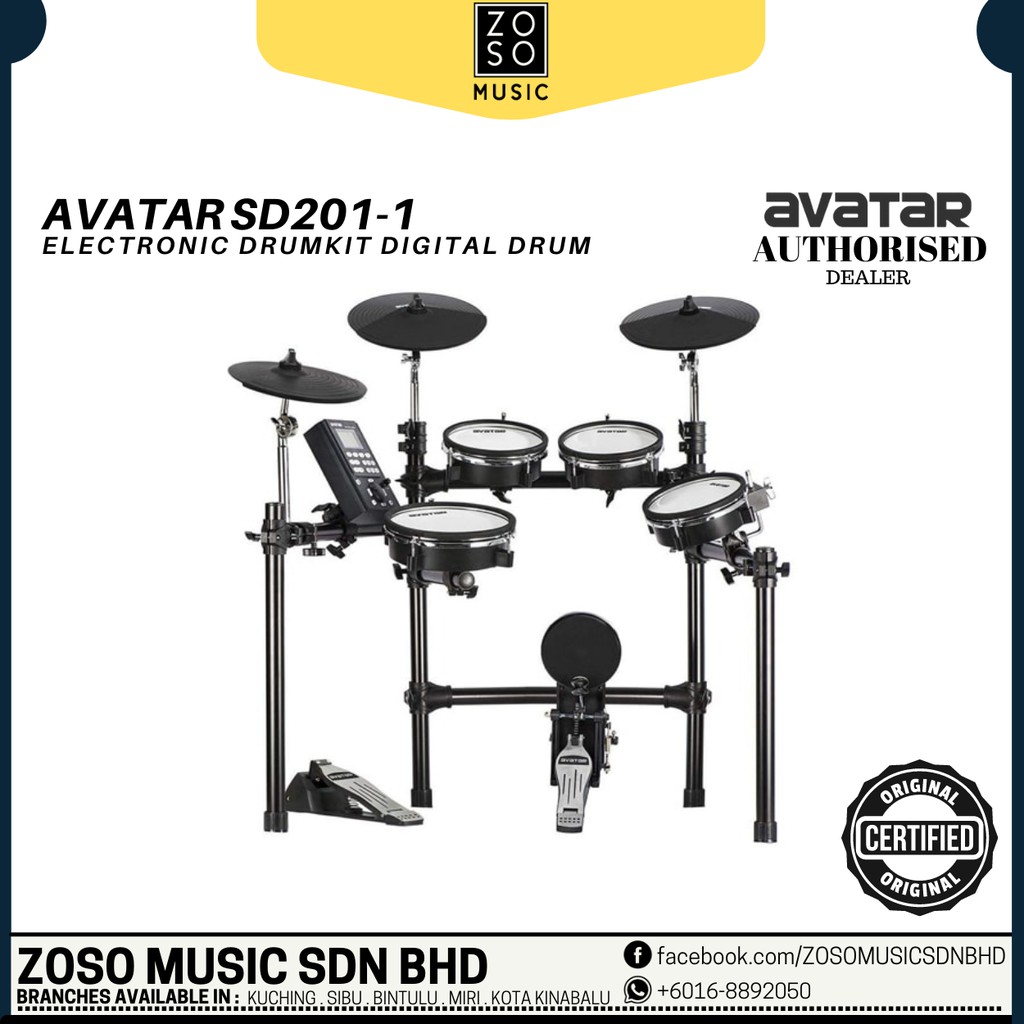 Avatar electronic deals drum kit