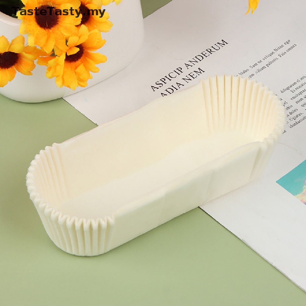 TasteTasty 100 PCS Loaf Bread Baking Liners Paper Loaf Pan Liners