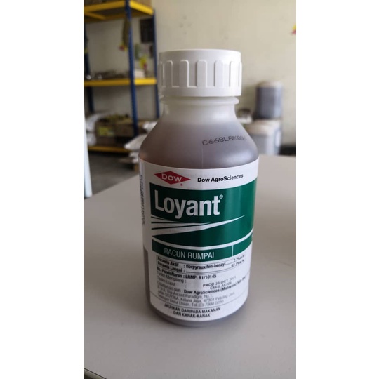 Dow Loyant / Racun Rumput Padi Sambau Keladi Agas Cabai Kera Dan Lain ...