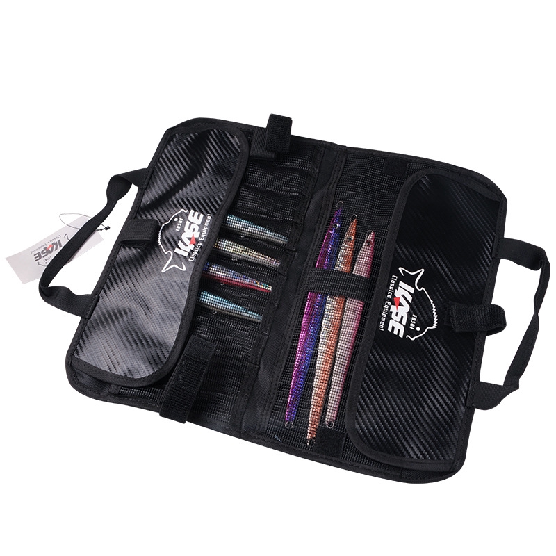 Fishing Lure Jig Bag Waterproof PVC Pockets Bags Fishing Tackle Gear Tools  Accessories Bag 34 x 20cm/13 x 8 inch