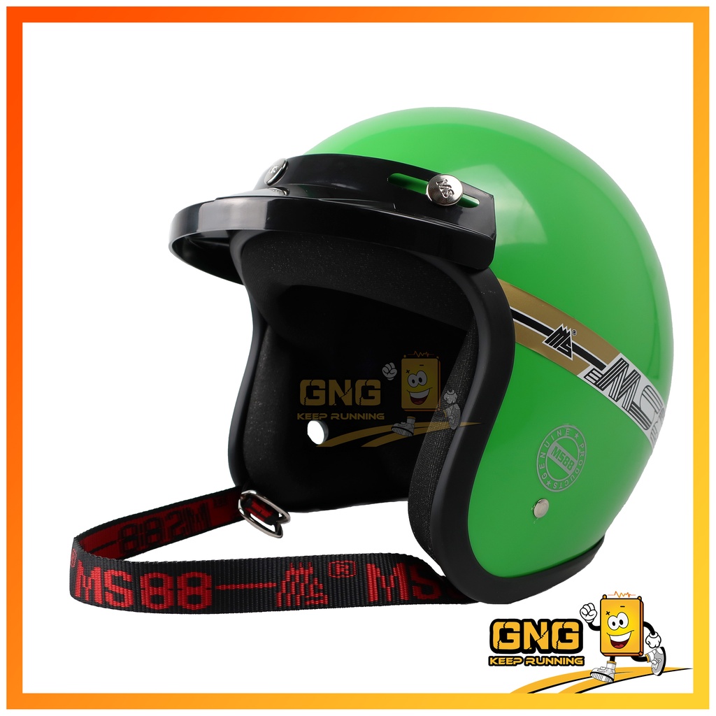 HELMET MS88 GREEN 100% ORIGINAL (SPECIAL COLOR) | Shopee Malaysia