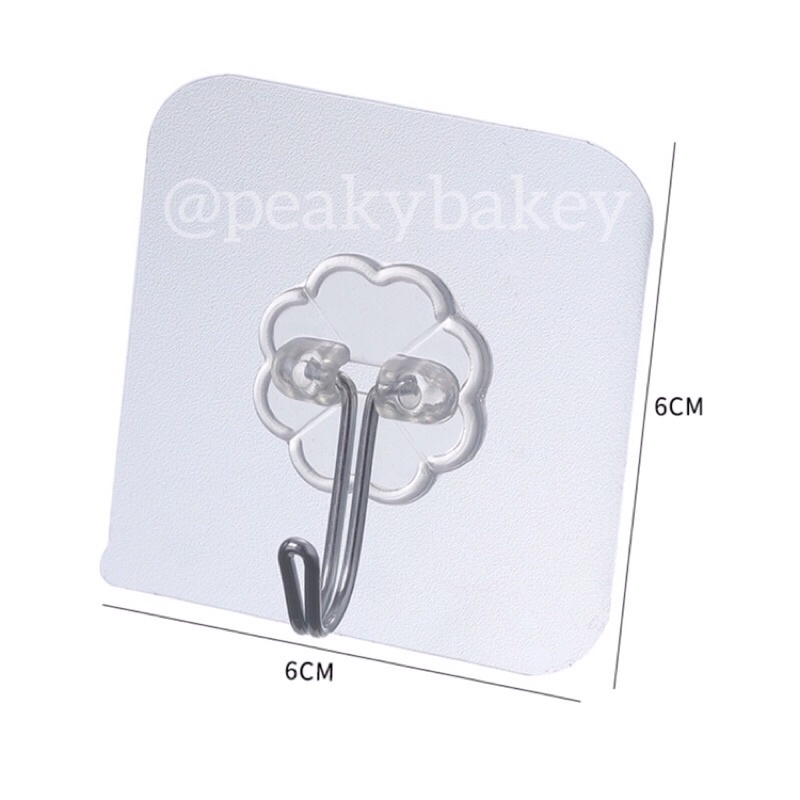 [Peakybakey] 🔥STOCK CLEARANCE🔥 Transparent Adhesive Wall Holder Wall