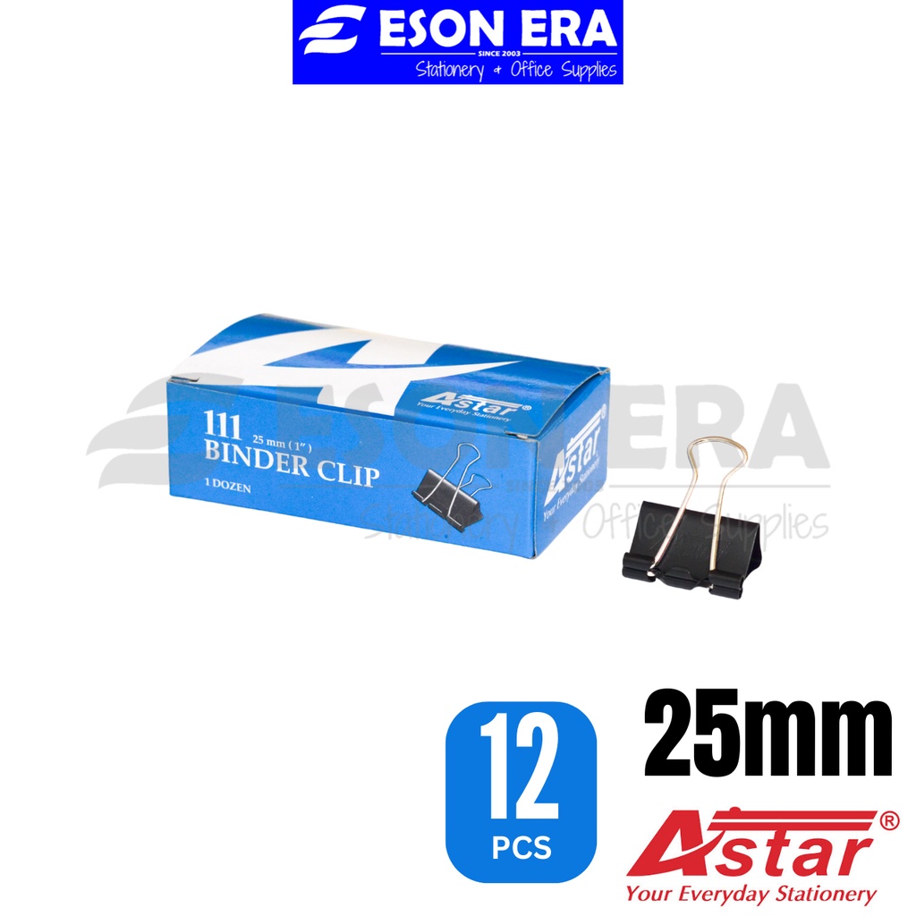 Astar Binder Clip 12pcs/Box size 15mm,19mm,25mm,32mm,41mm,51mm,60mm ...