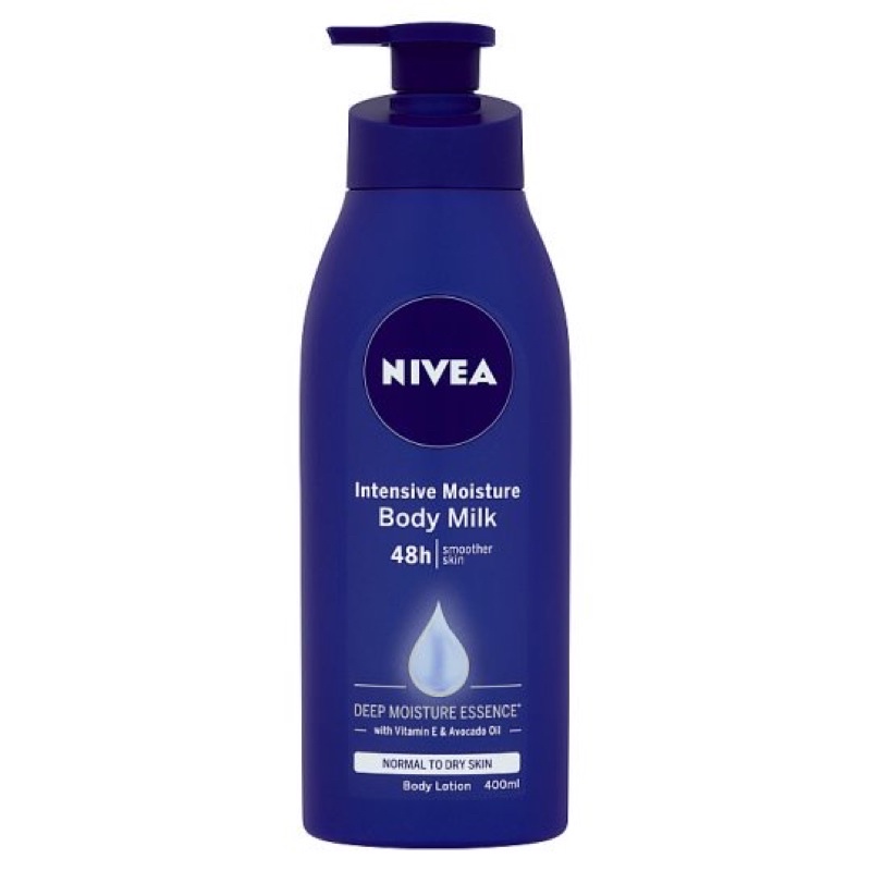 NIVEA INTENSIVE MOISTURE BODY MILK BODY LOTION 380 ml (NORMAL TO DRY ...