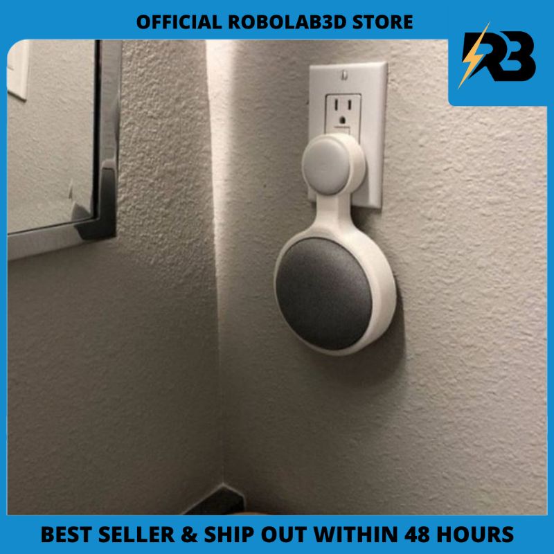 Google Home Mini or Nest Outlet Wall Hanger/Mount Shopee Malaysia