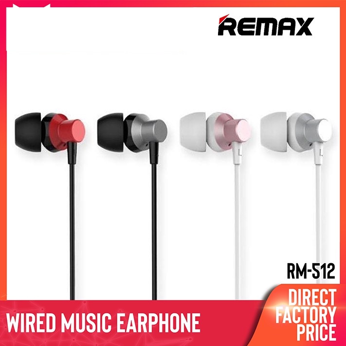 100 ORIGINAL HIGH PERFORMACE SOUND COMFORT IN EAR REMAX EARPHONE