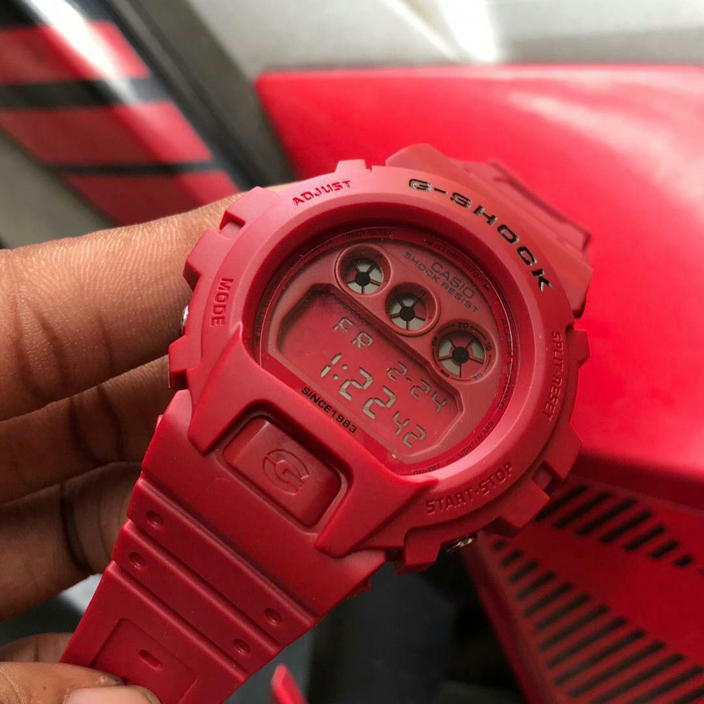 READY STOCK G SHOCK DW6900 RED OUT WATCH Shopee Malaysia