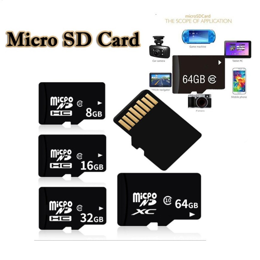 Memory 128GB Class 10 Fast Speed 256gb 128gb 64gb 16gb 8gb Micro SD ...