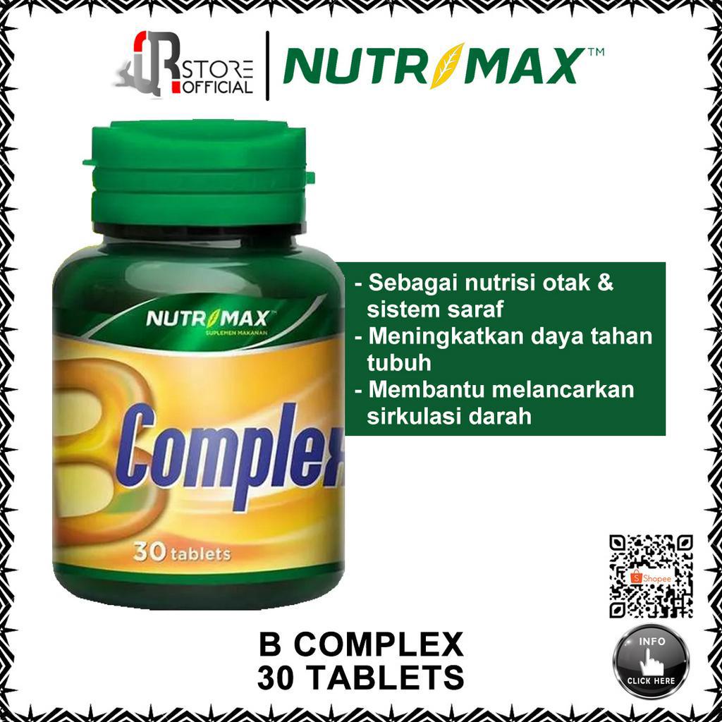 Nutrimax B Compound | Vitamin B Complex 30 Tablets - MULTIVITAMIN ...