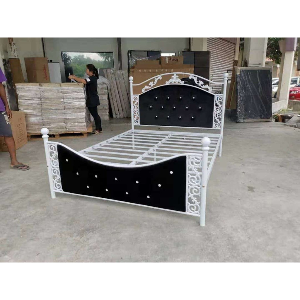 (READY STOCK) MY LUXURY METAL QUEEN SIZE BED/ DOUBLE BED/ KATIL BESI ...