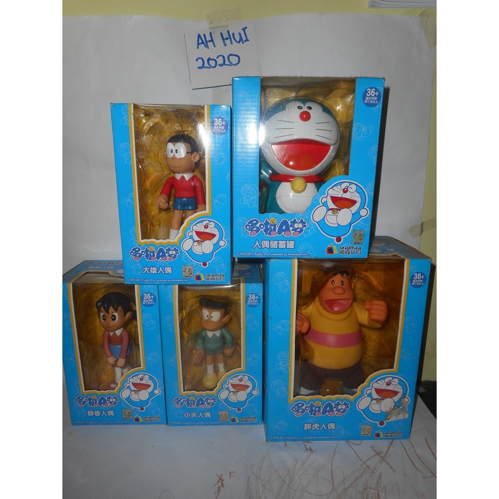 100% ORIGINAL Doraemon Super Figure Collection set of 5 figures ...