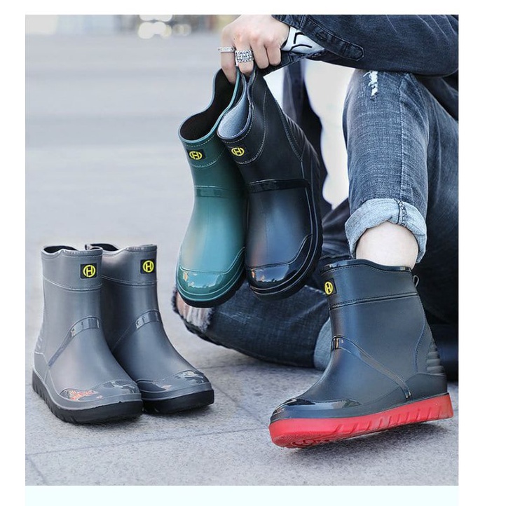 A538 Kasut Sawah/Bendang Berkualiti Tinggi/Men's Waterproof Rain boots