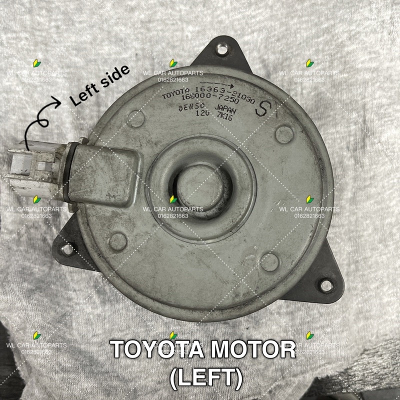 Toyota fan motor denso japan vios estima original halfcut high speed