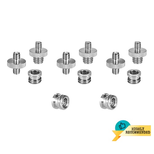 BEST SELLER 1/420 and 3/816 Threaded Screw Adapter Mount Set (Gray