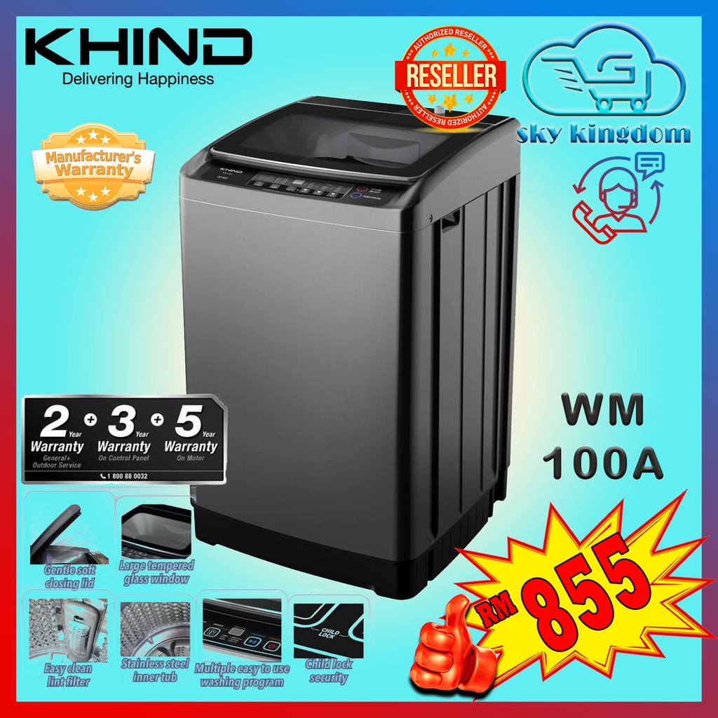 khind washing machine 10kg