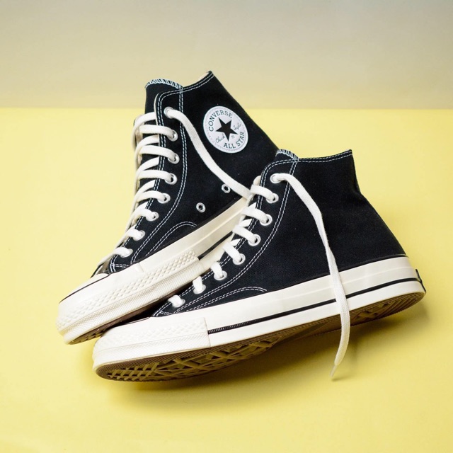 Converse Ct 70s Hi Black White Original | Shopee Malaysia